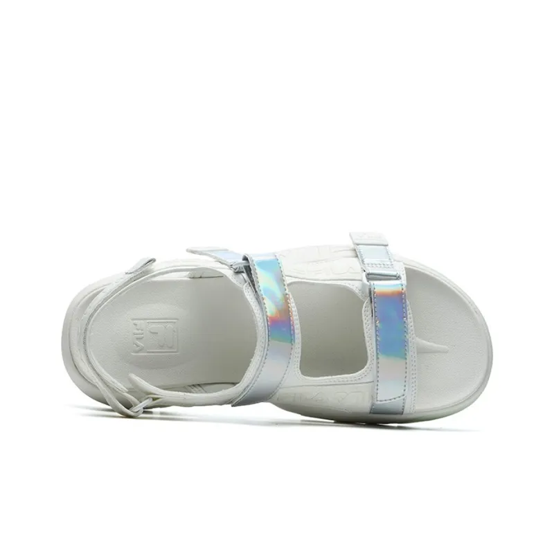 FILA Disruptor Sports Sandals Gs White Women's-3
