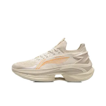LiNing WuShi 5S 1.0 Breathable Low Top Running Shoes Women's Gray Apricot