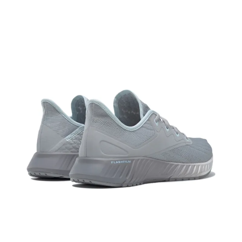 Reebok Flashfilm Running Shoes Women's Low-Top Light Gray/Blue-3