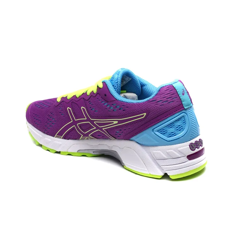 Asics Gel-DS Trainer 19 Wear-Resistant Low-Top Running Shoes Women's Purple Blue Yellow-2