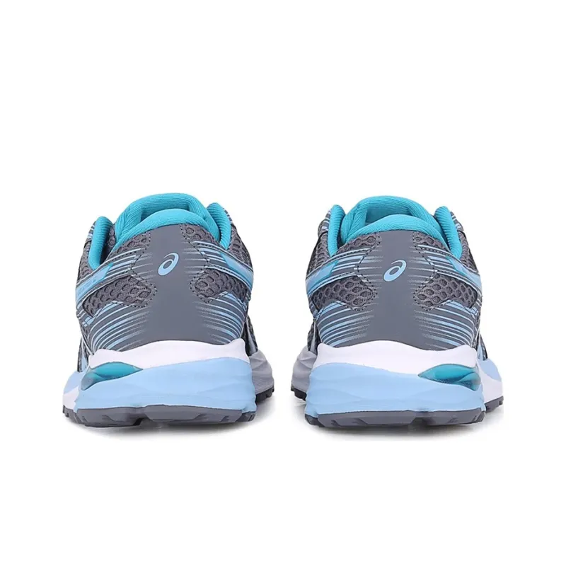Asics Gel-Equation Breathable Low-Top Running Shoes Women's Gray Blue-3