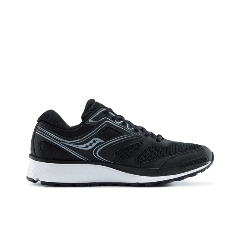 Saucony Cohesion 12 Lightweight And Breathable Low Top Running Shoes Men's Black Standard M-1