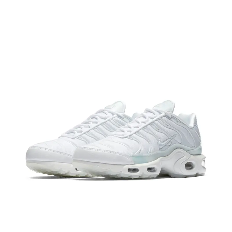 Nike Air Max Plus Cushioned Slip Resistant Low Top Air Cushion Running Shoes Women's Ice Blue-2