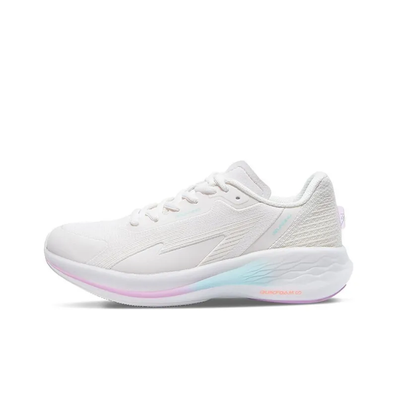 361° Flying Wing Running Shoes Women's Low Top White/Cyan-0