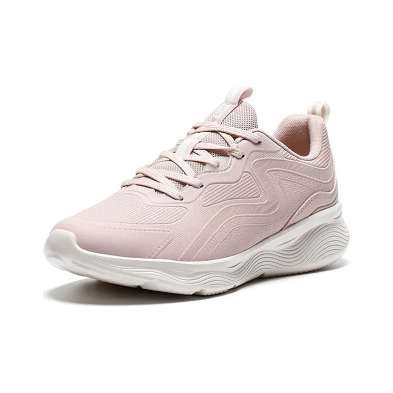 XTEP Lightweight And Wear resistant Low Top Running Shoes Women's Pink-1