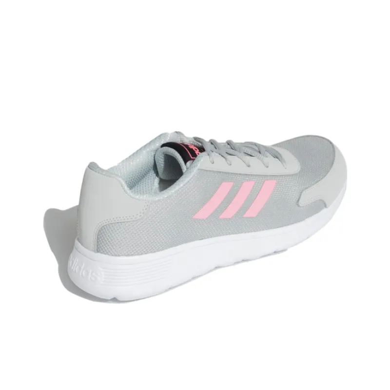 Adidas Neo Elate Wear-Resistant Low-Top Casual Shoes Women's Gray Pink-3