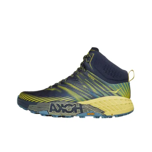 HOKA ONE ONE Speedgoat Mid Gore-Tex 2 Ombre Blue Yellow