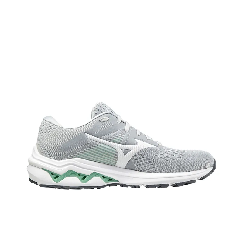 Mizuno Wave Inspire 17 Running Shoes Women's Low-Top Gray/White/Green-1
