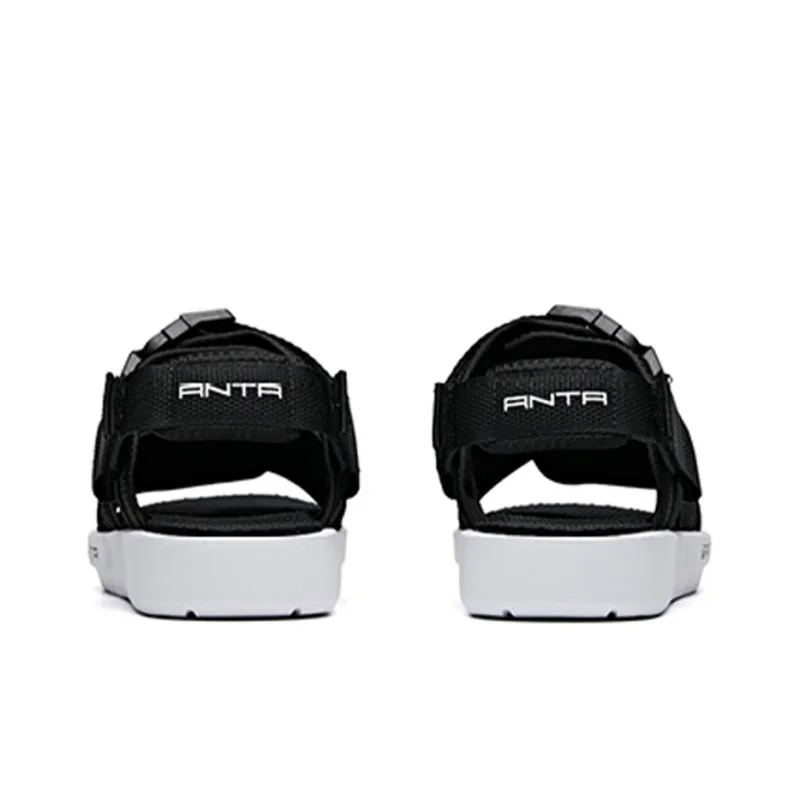 Anta Life Collection Beach Sandals Women's Black-4