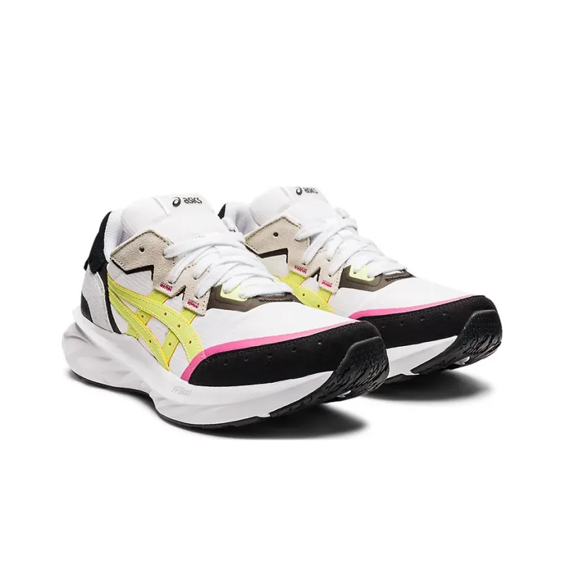 Asics Tarther Blast Wear-Resistant Low-Top Running Shoes Women's White Yellow-2