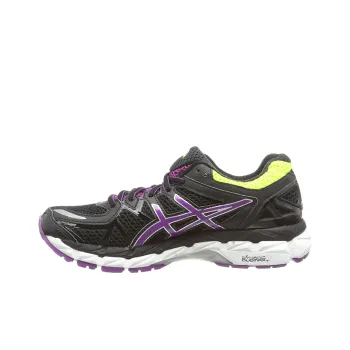 Asics Gel-Kayano 21 Wear-Resistant Low-Top Running Shoes Women's Black Purple