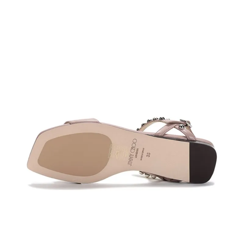 Jimmy Choo Aadra One Strap Sandals Women's Ballet Pink-5