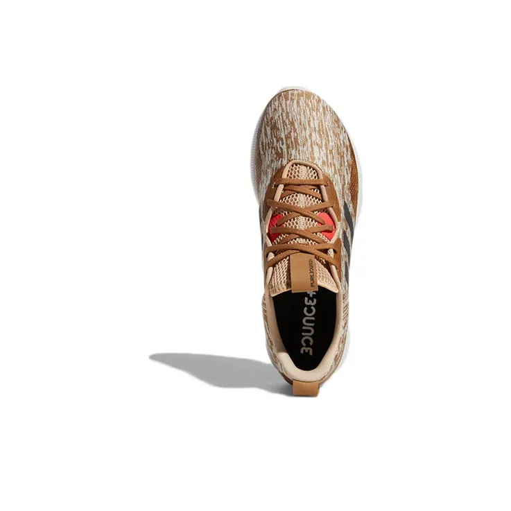 Adidas Purebounce+ Street Slip-Resistant Low-Top Running Shoes Men's Brown Black-4