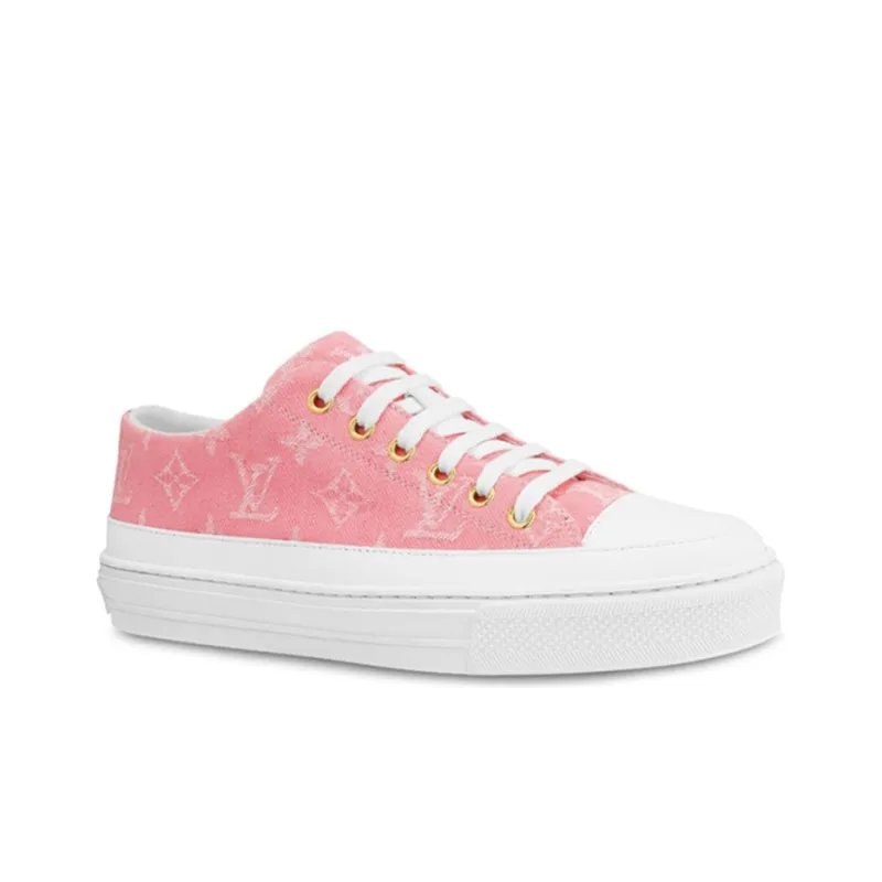 LOUIS VUITTON Stellar Low Top Sneakers Pink Women's-1