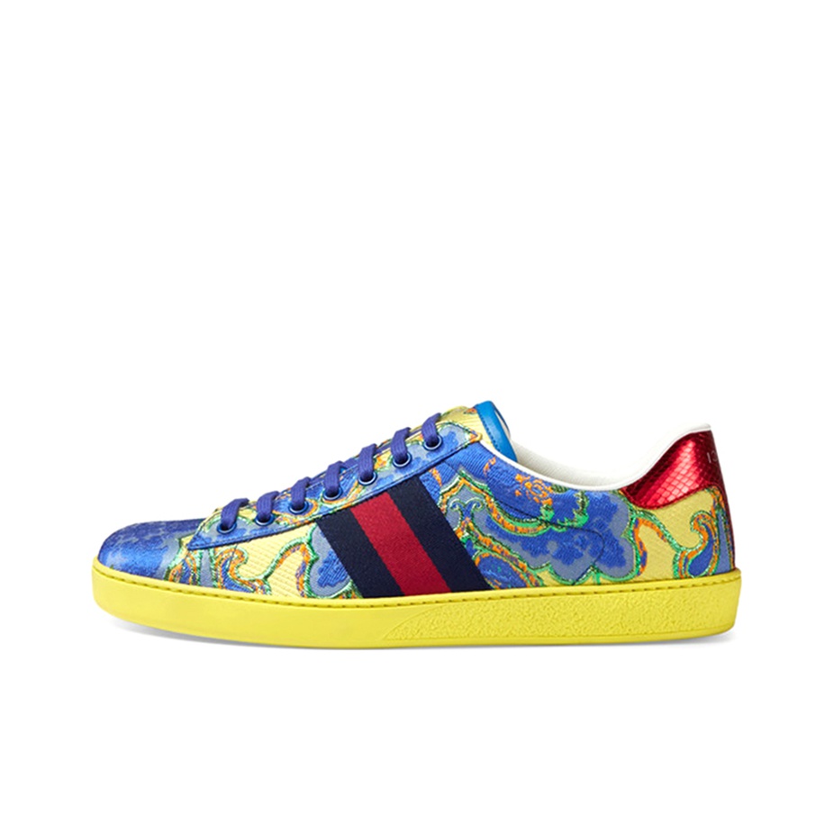 Gucci ace floral mens on sale