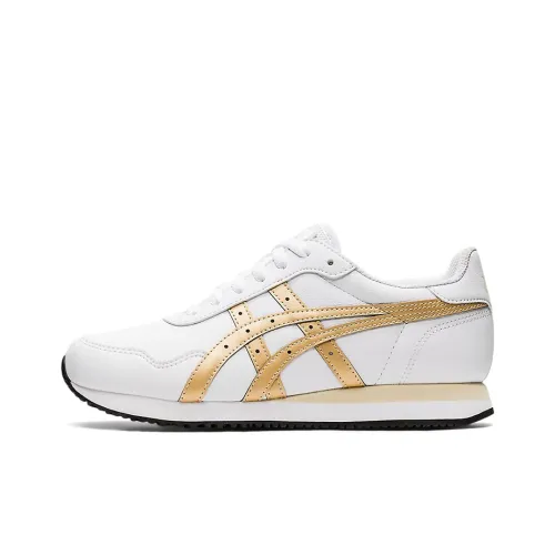 Asics Tiger Runner Running Shoes Women's Low-Top White/Gold