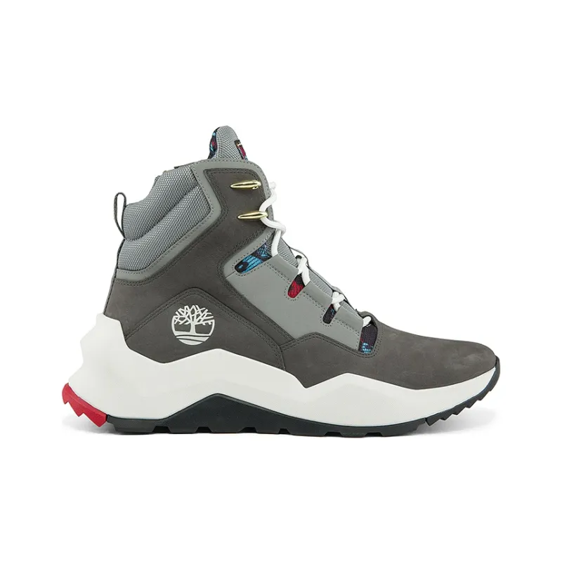 Timberland Madbury Side Zip Wide Fit Sneaker Boots 'Grey Nubuck'-1