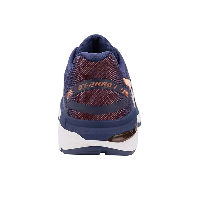 Asics GT 2000 7 2E Wide 'Indigo Shocking Orange'-3