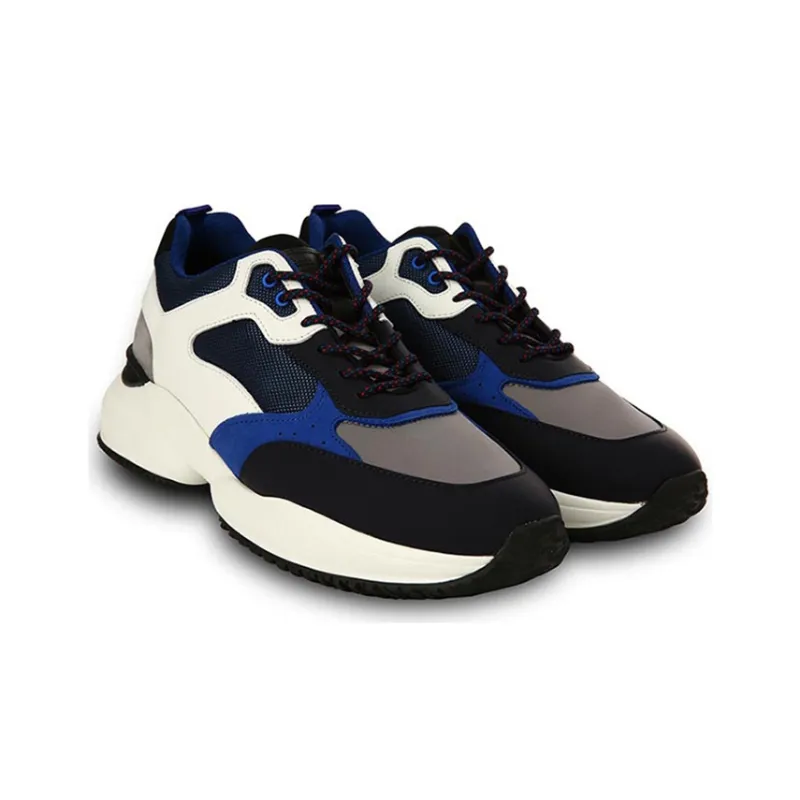 HOGAN Interaction Cushioned Anti-Slip And Wear-Resistant Lightweight Low-Top Casual Shoes Men's Blue-1