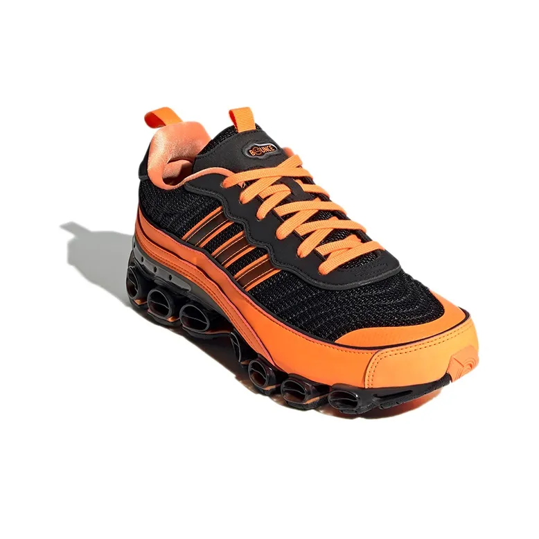 Adidas Originals Microbounce T1 Low-Top Running Shoes Men's Black Orange-2