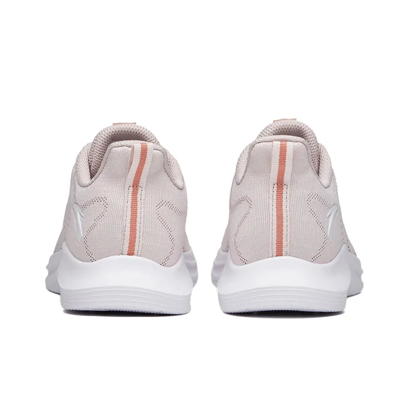 Anta Running Collection Breathable Lightweight And Wear Resistant Low Top Running Shoes Women's Lotus Gray Sports-3