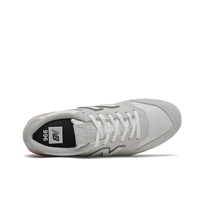 New Balance 996 Grey 'Gray White Orange' Women's-3
