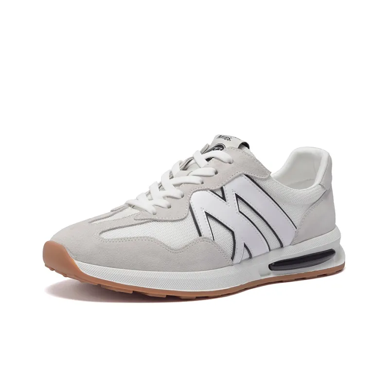Anthony Miles Running Shoes Men Low Top White Gray-1