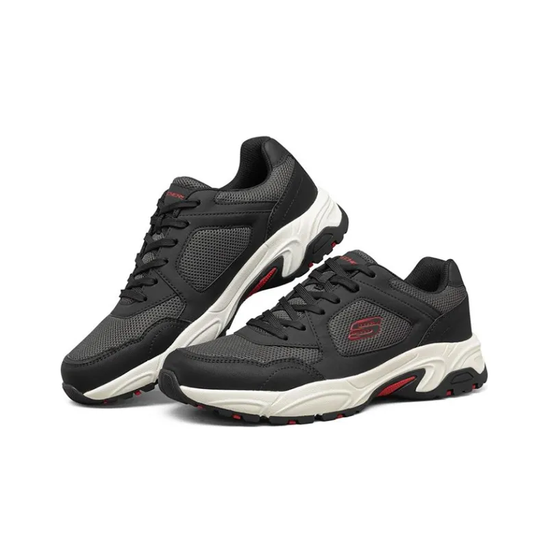 Skechers Alertness Low Running Shoes Black/Red-2