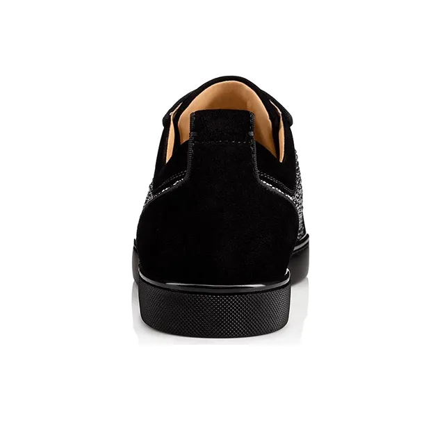 CL LUBOTING Louis Junior Strass Low Top Stylish Skateboarding Shoes Men's Black-3