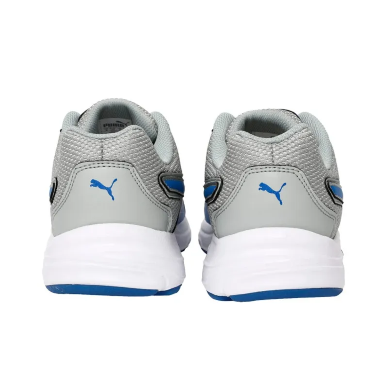 PUMA Hercules IDP Cushioned Wear-Resistant Slip-Resistant Low-Top Running Shoes Men's Gray Blue-3