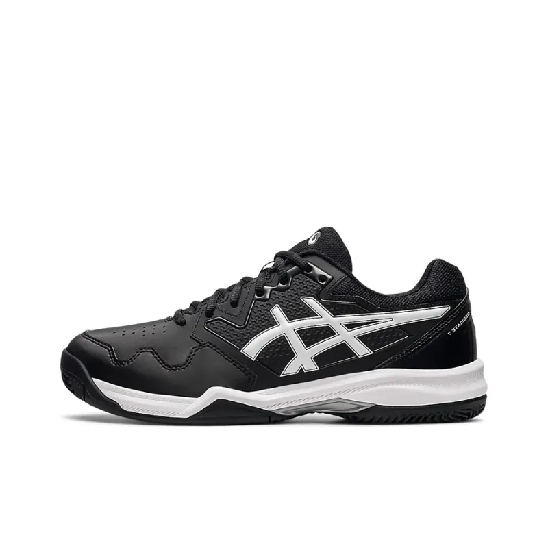 Asics Gel-Dedicate 7 Clay Breathable Low-Top Running Shoes Men's Black White-0