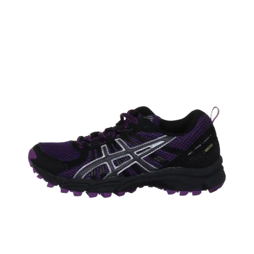 Asics GEL-TRAIL LAHAR 4 Running Shoes Women's Low-Top Black/Purple
