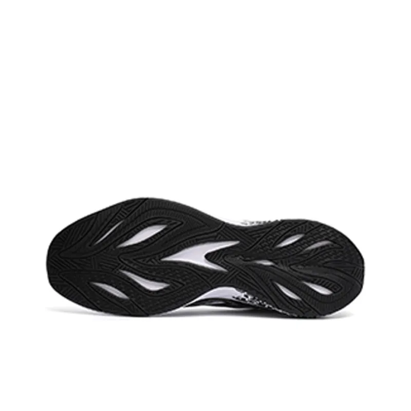 XTEP Wind & Fire 25 Cushioned Anti-Slip Wear-Resistant Breathable Lightweight Low-Top Running Shoes Men's White Black-3