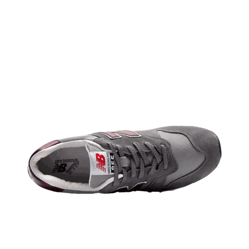 New Balance NB 855 Cushioning Anti-Slip Wear-Resistant Breathability Low-Top Running Shoes Men's Gray Made In UK-2