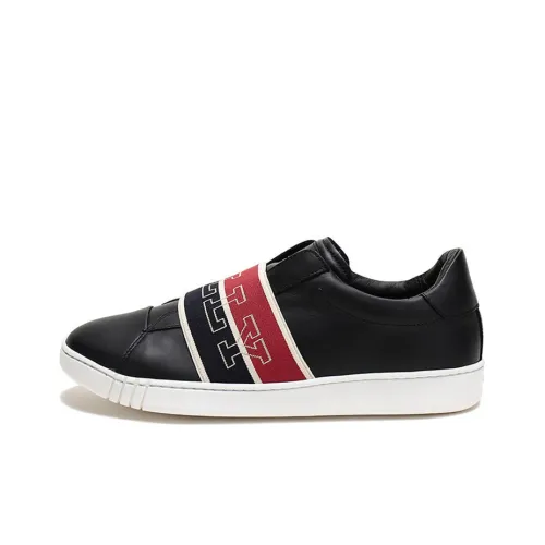 BALLY Skateboard Shoes Men Low-Top Black