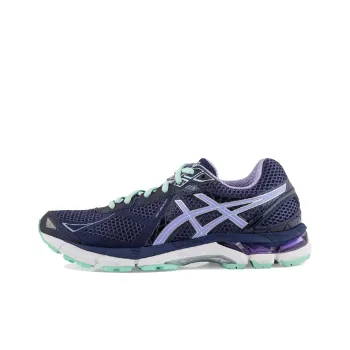 Asics GT-2000 3 Anti-Slip Wear-Resistant Low-Top Running Shoes Women's Navy Blue