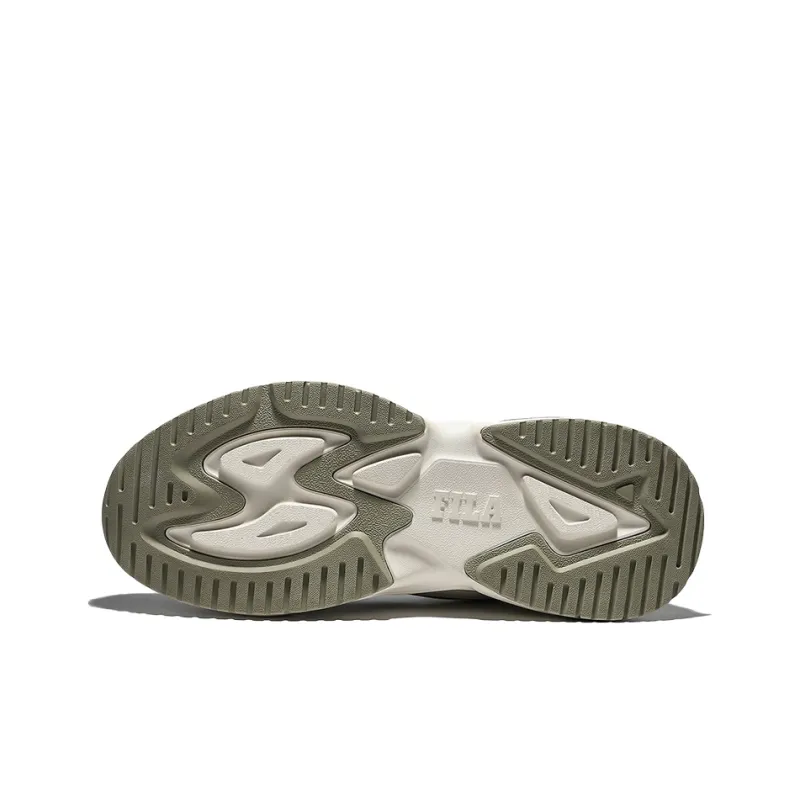 FILA Rayflide Cushioned Slip Resistant Abrasion Resistant Low Top Casual Shoes Unisex Green Black Gray Korean Style-4