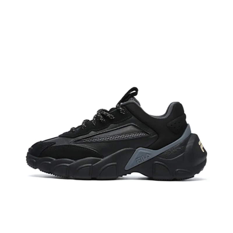 FILA Fashion Sneakers Low Top Grey/Black Women's-0