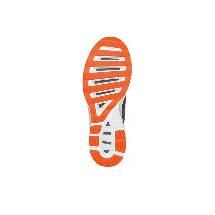 Asics Fuzex Lyte 2 Anti-Slip And Wear-Resistant Breathable Low-Top Running Shoes Men's Gray Orange-3