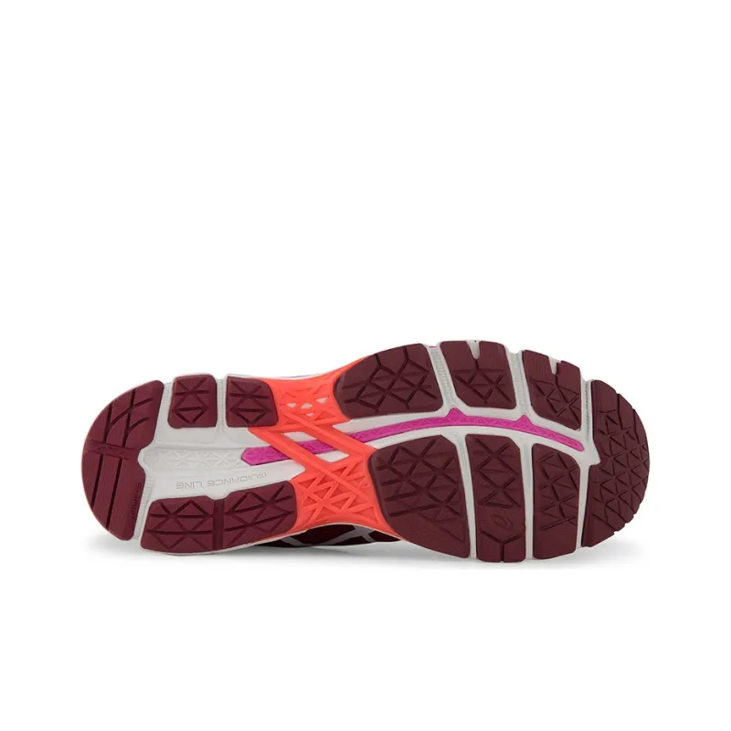 Asics Gel-Kayano 22 Wear-Resistant Low-Top Running Shoes Women's Burgundy-5