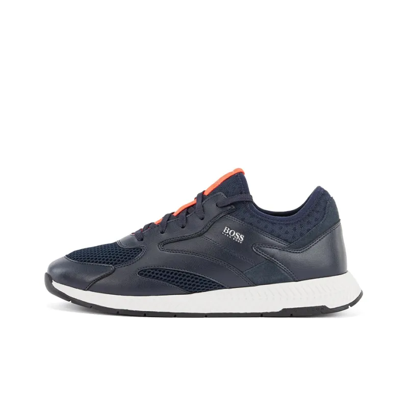 HUGO BOSS Low Top Sports Casual Shoes Men's Dark Blue-0
