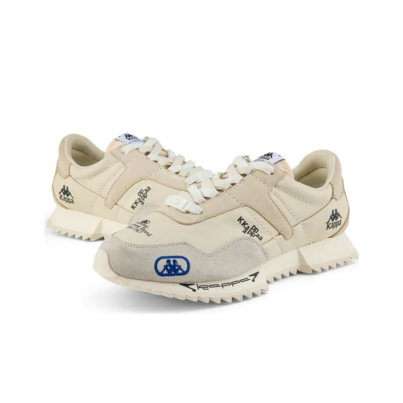 Kappa Anti Slip Wear Resistant Low Top Casual Shoes Unisex White-3