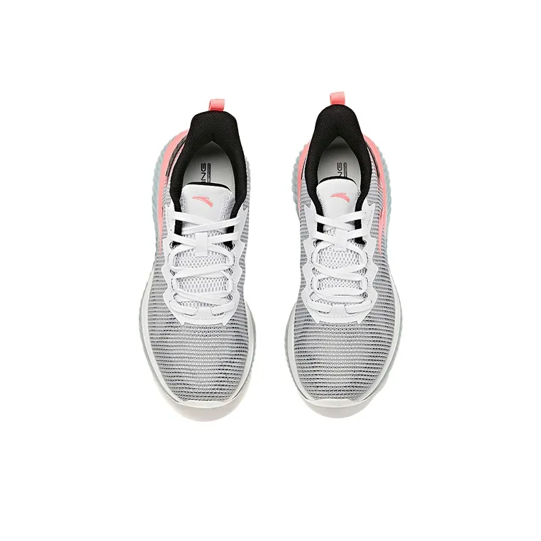 Anta Running Collection Lightweight Low-Top Running Shoes Women's Pink Black White-2