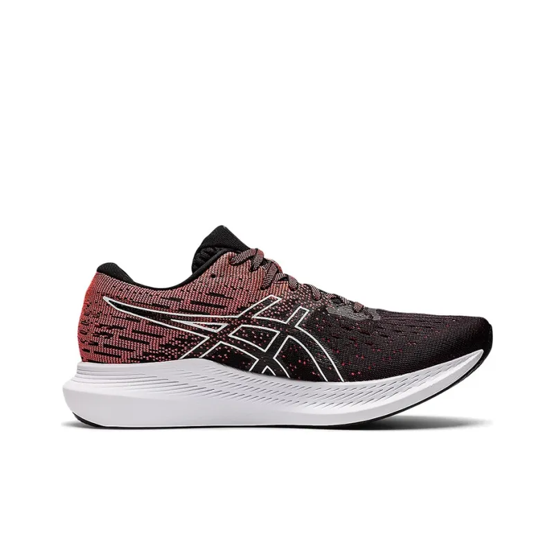 Asics EvoRide 2 Durable Breathable Low Top Running Shoes Women's Black Brick Red-1