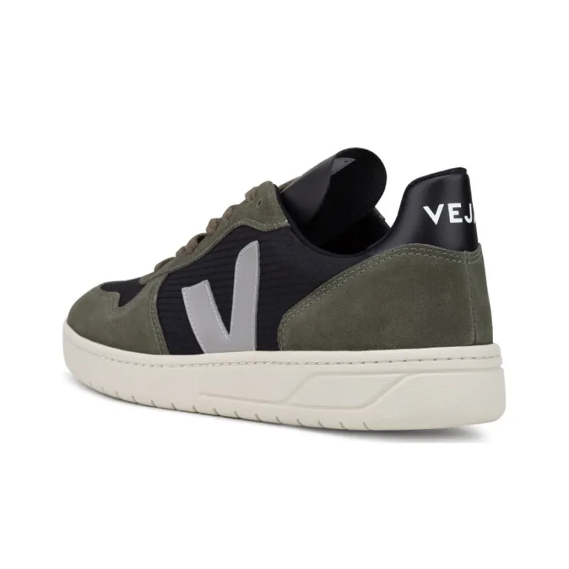 VEJA V 10 Stylish Skateboarding Shoes Men's Olive Green-3