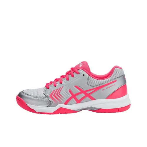 Asics Gel-Dedicate 5 Running Shoes Women's Low-Top Gray/Pink