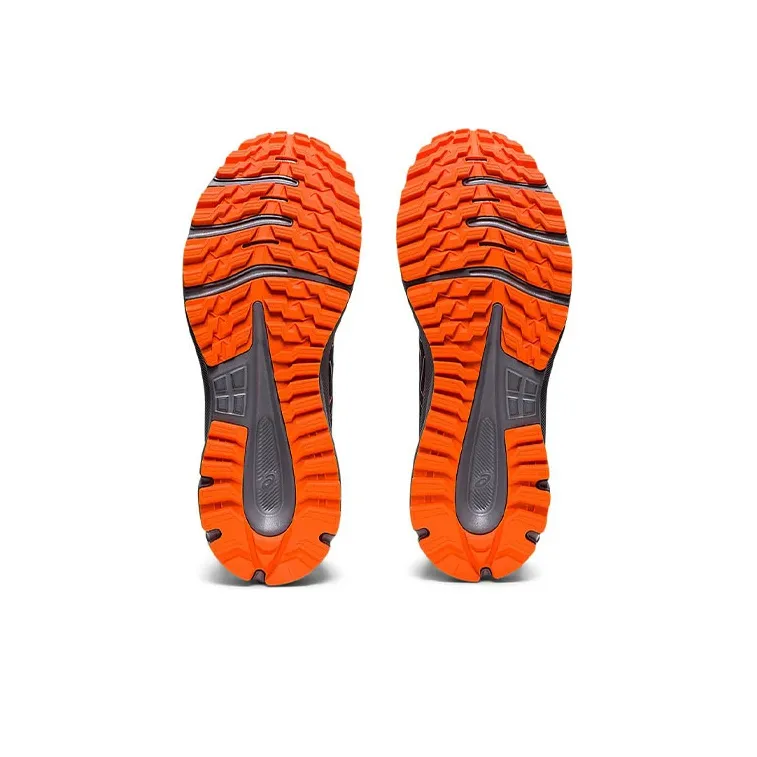Asics Trail Scout 2 Wear-Resistant Low-Top Running Shoes Men's Blue Orange-4