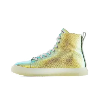 giuseppe zanotti Blabber Shimmering Lizard-effect Sneakers