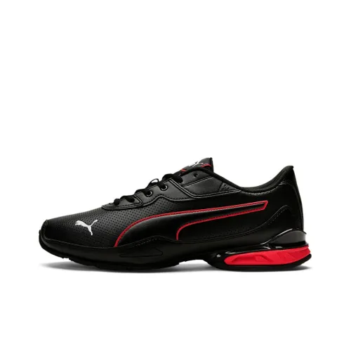 PUMA Viz Runner Sport SL Running Shoes Men Low-Top Black/Red/White