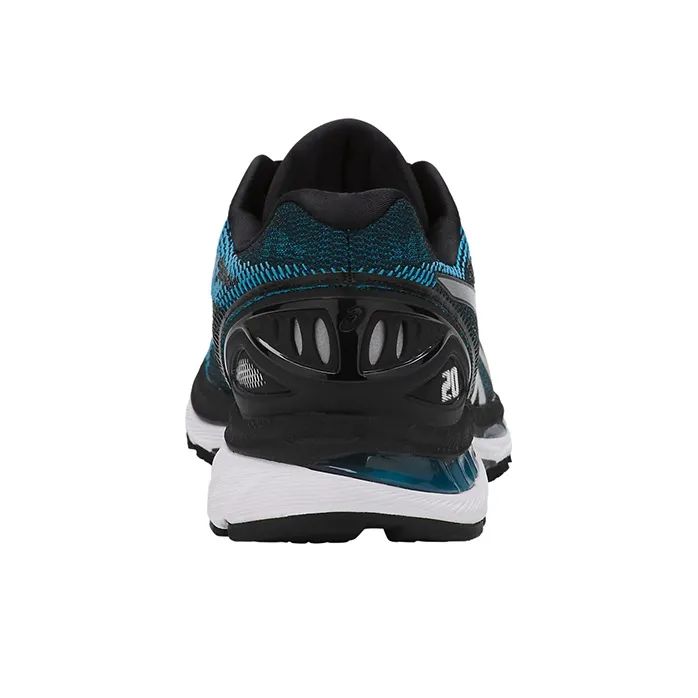 Asics GEL-Nimbus 20 Breathable And Wear-resistant Low-Top Running Shoes Men's Blue Black-4